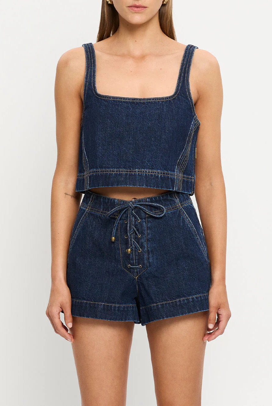 Joelle Indigo Denim Top from Kivari