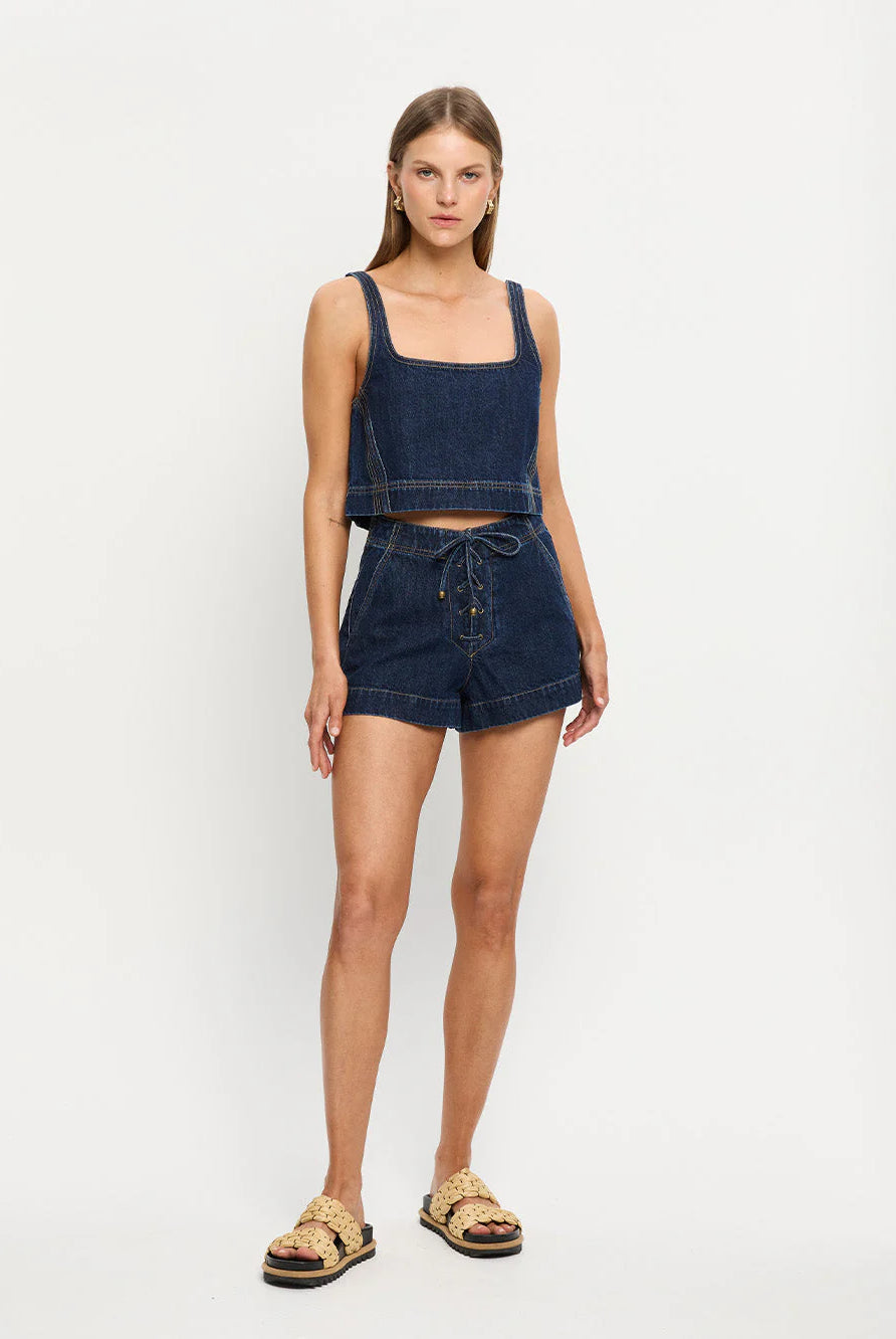 Joelle Indigo Denim Top from Kivari