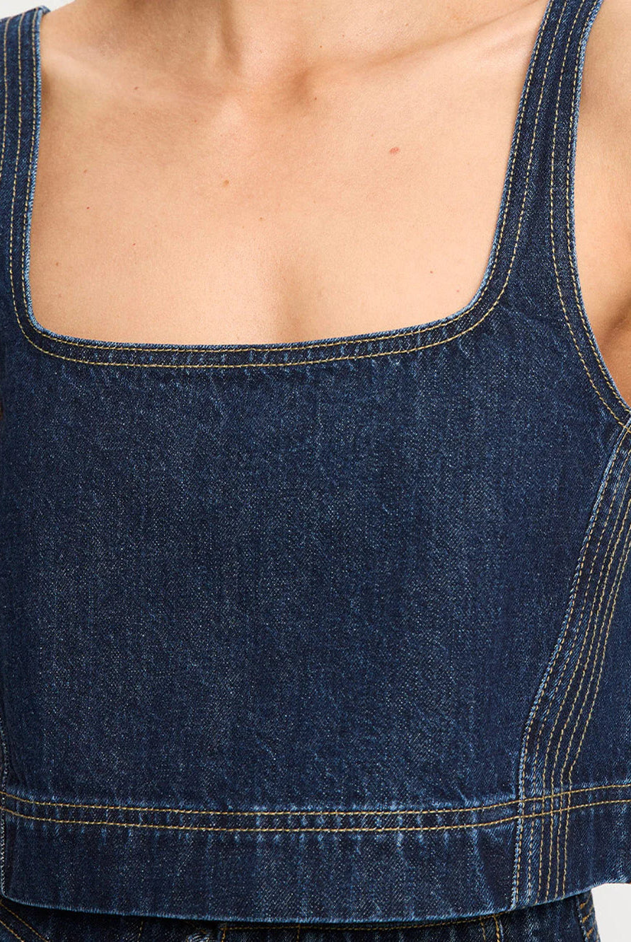 Joelle Indigo Denim Top from Kivari