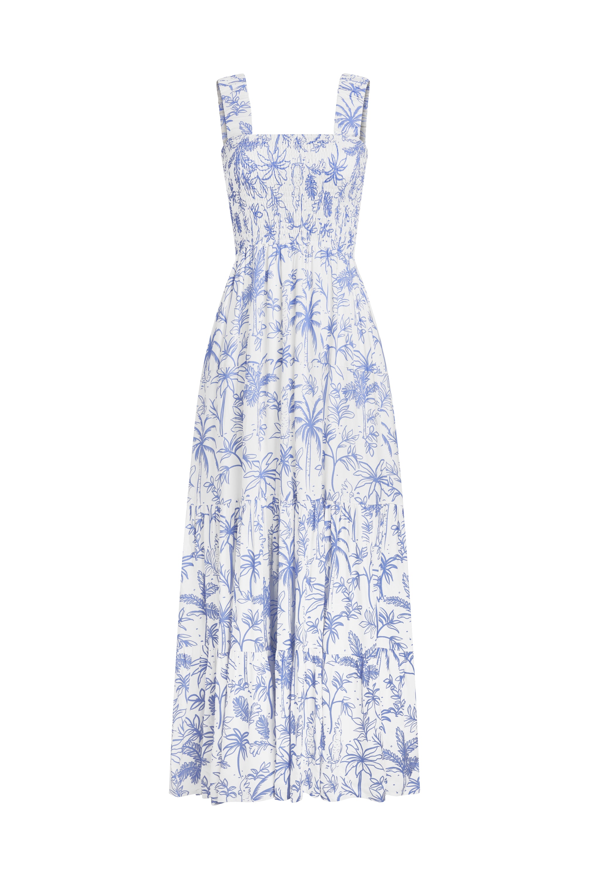 Image of the Katerina Maxi Dress from ESTL in the Sentosa Print