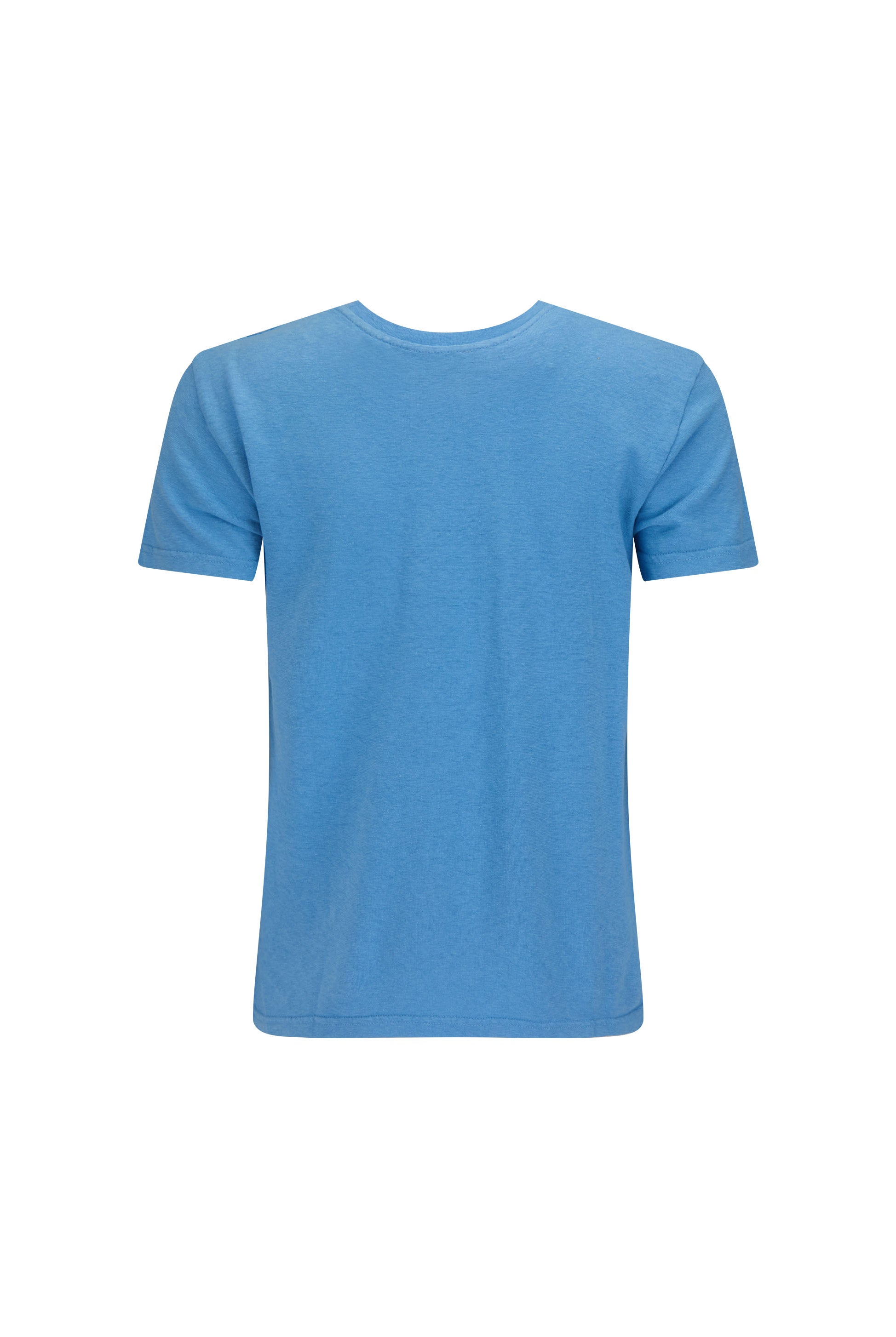 Blue t-shirt on a white background