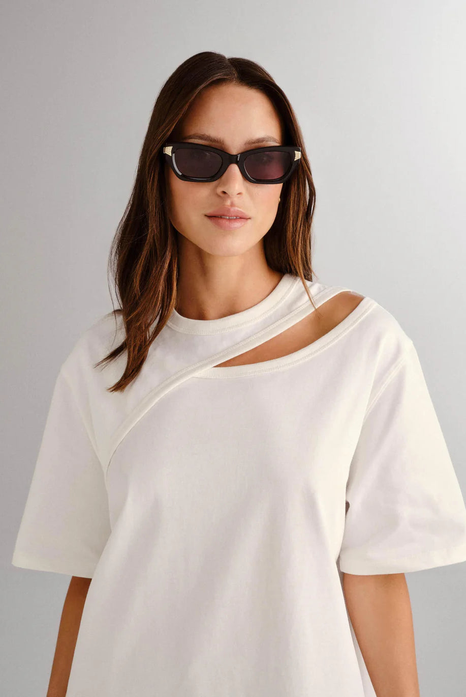 The Cameron Sunglasses from Luv Lou in black