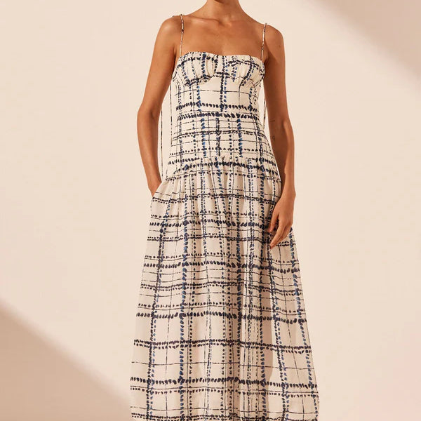 Shona Joy - Niko Gathered Bubble Midi Dress