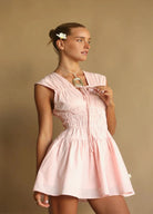 Pink A Line Cotton Dress from Araminta James