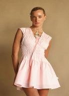 Pink A Line Cotton Dress from Araminta James