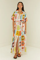 Palm Noosa Carla Dress in Catagena Print
