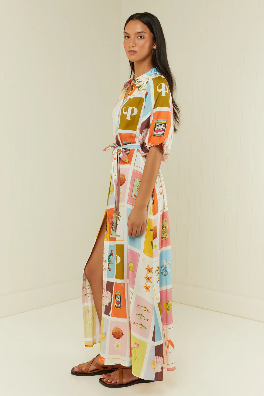 Palm Noosa Carla Dress in Catagena Print