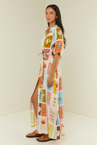 Palm Noosa Carla Dress in Catagena Print