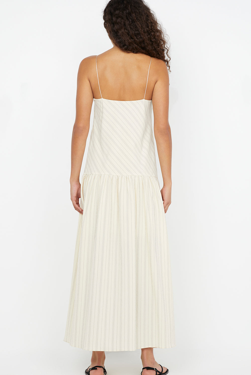 Cream stripe maxi dress from Bec + Bridge