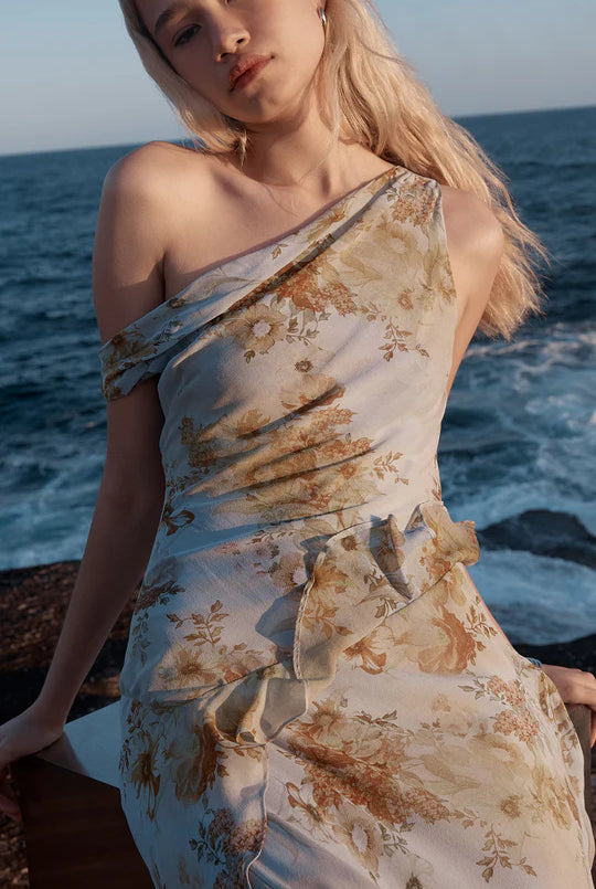 One shoulder floral dress from Bec + Bridge