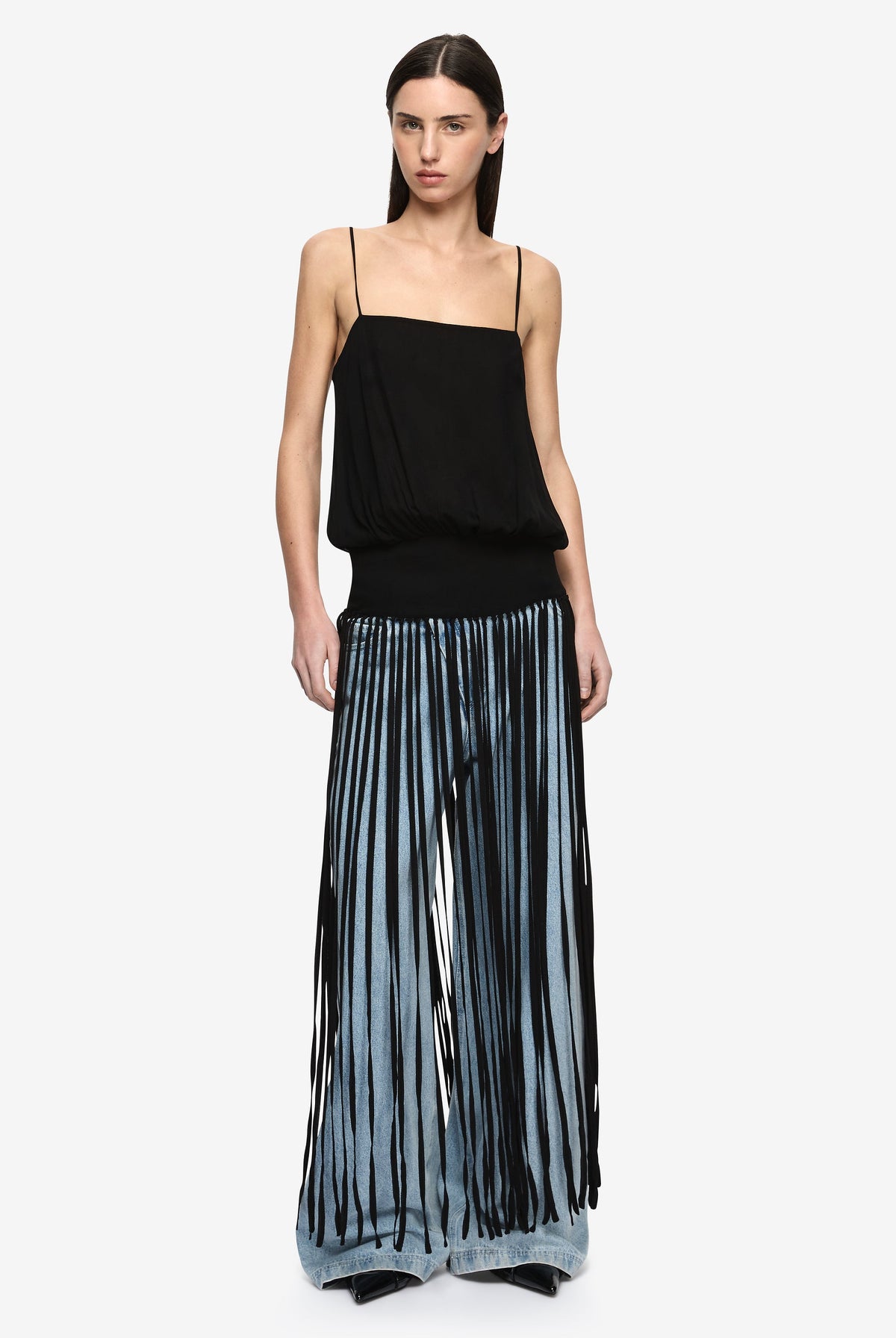 Bec + Bridge Melissa Fringe Top in Black