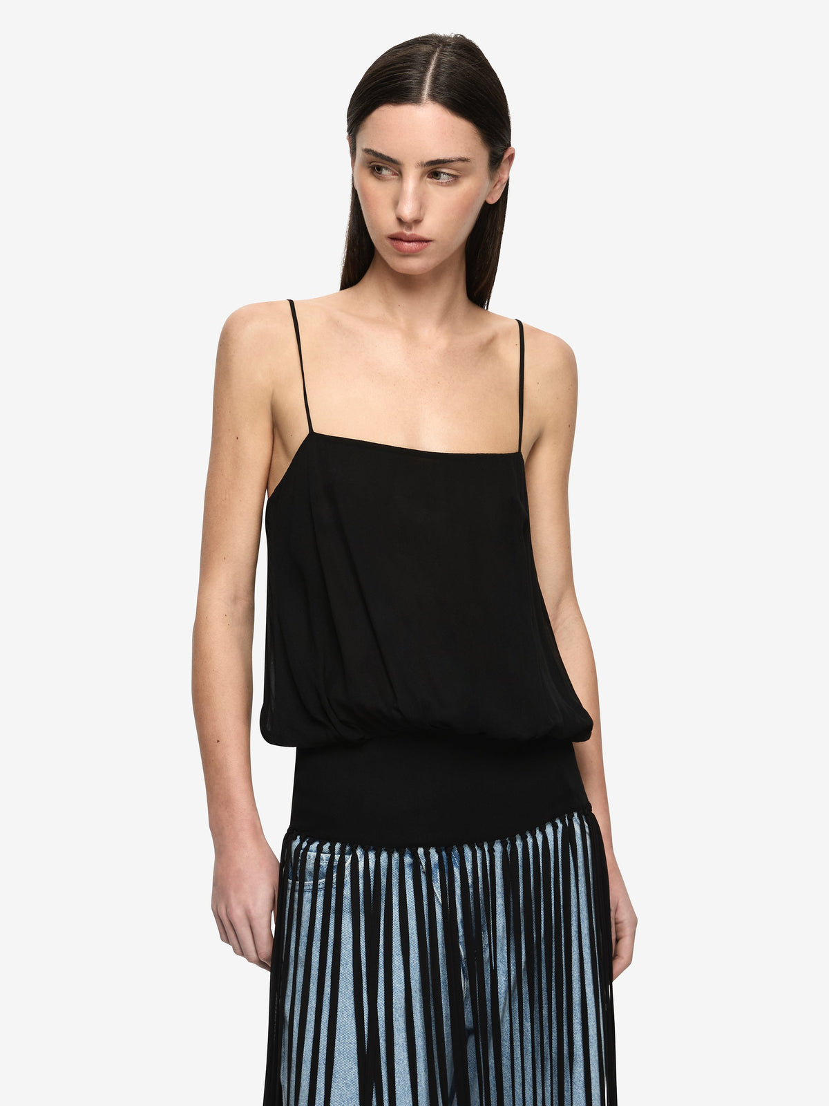 Bec + Bridge Melissa Fringe Top in Black