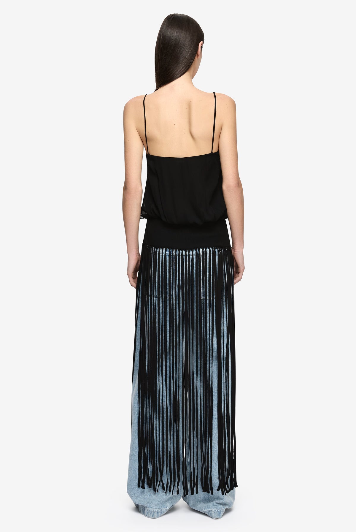 Bec + Bridge Melissa Fringe Top in Black