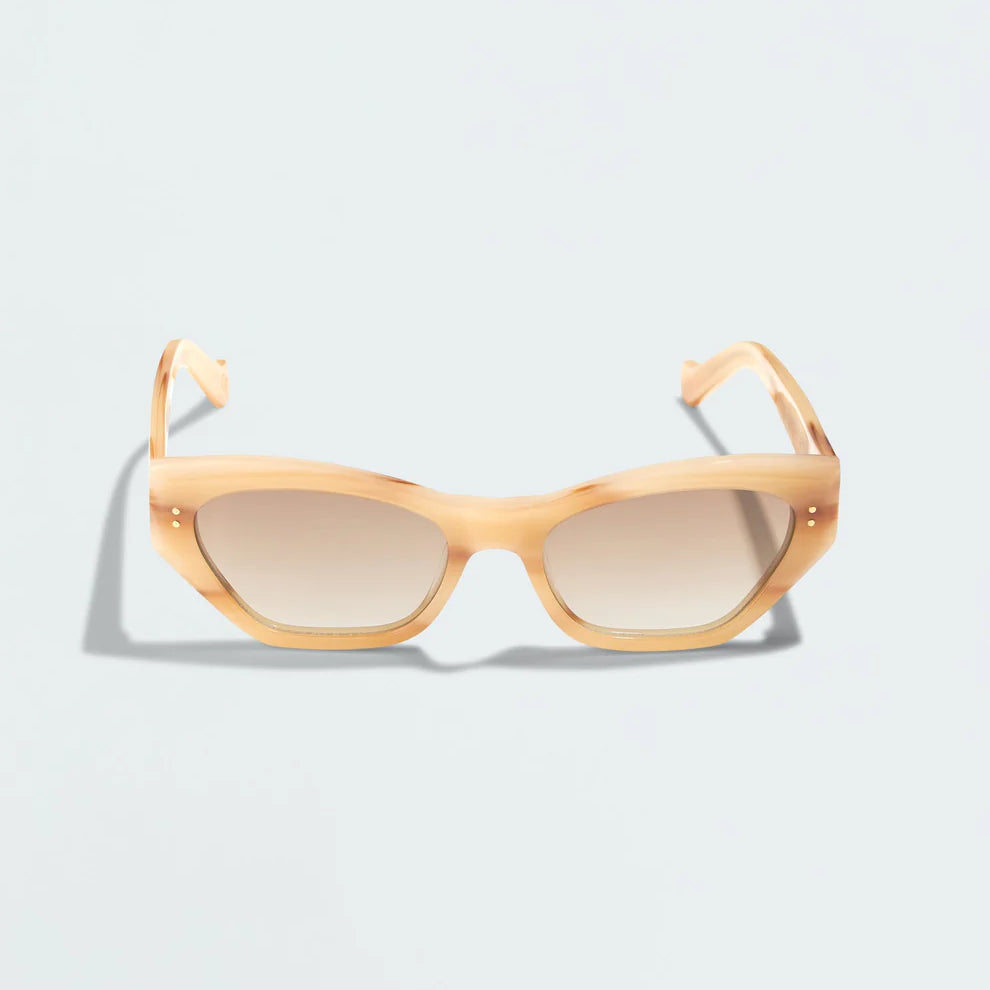 OAT COLOUR ELEVATED CAT EYE SUNGLASSES FROM LUV LOU AUSTRALIA