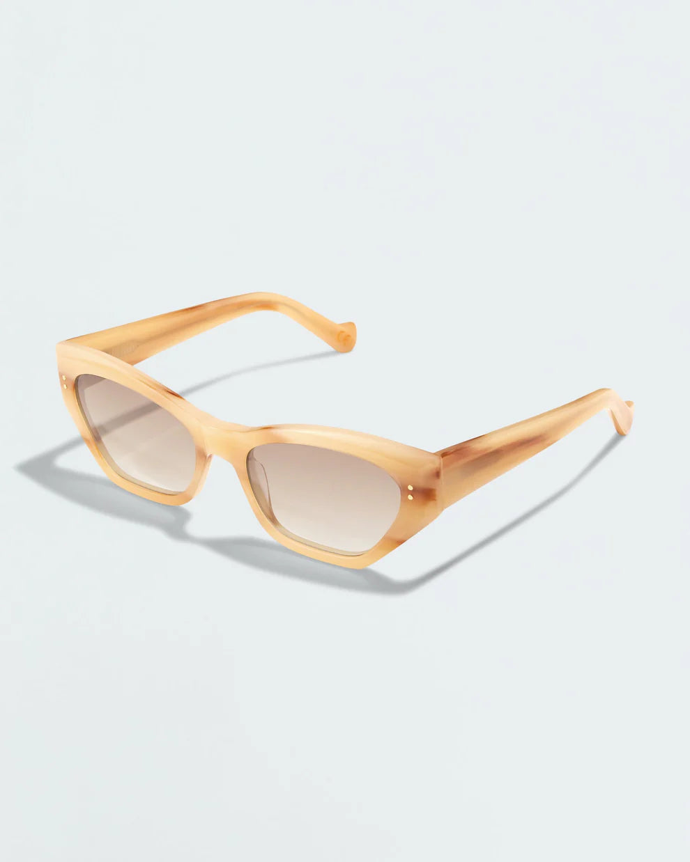 OAT COLOUR ELEVATED CAT EYE SUNGLASSES FROM LUV LOU AUSTRALIA