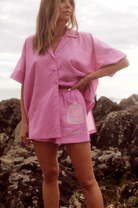 Sabbi Patron Shirt in Rosado as a set with Altos Shorts
