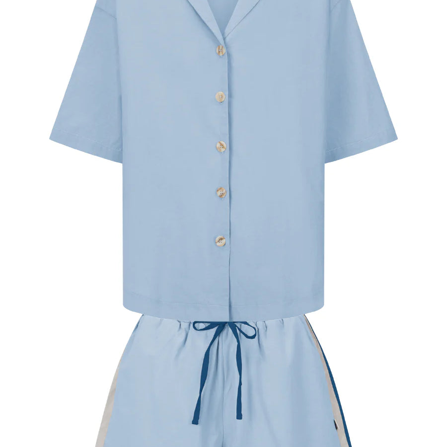 Pale Blue Cotton Set from Araminta James