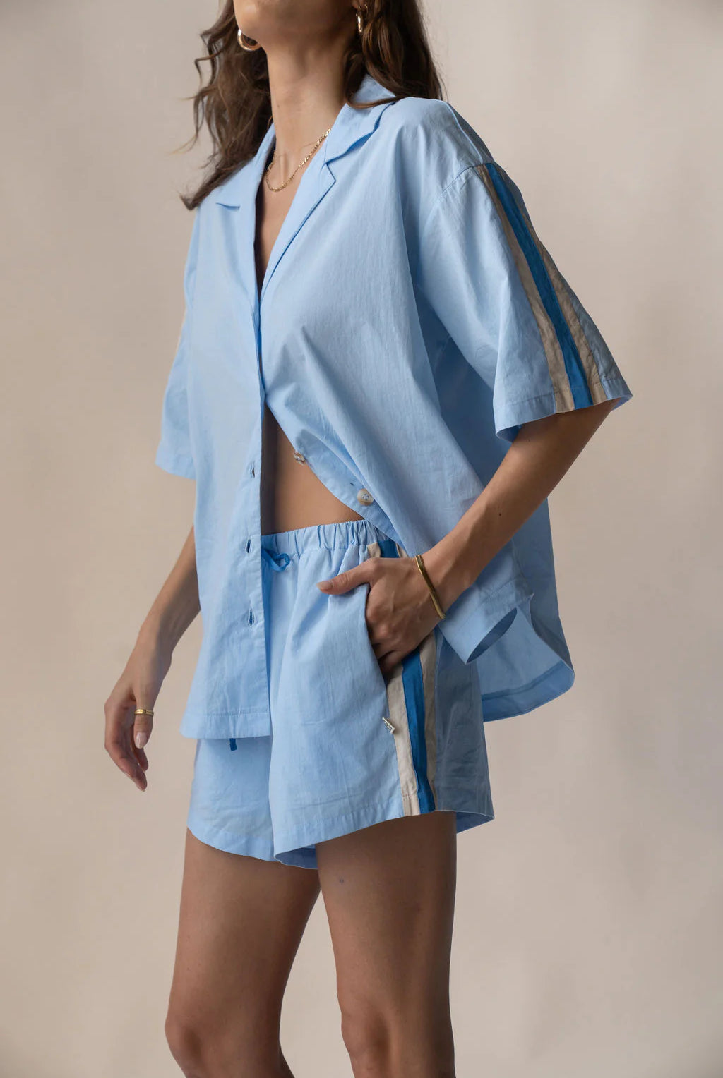 Pale Blue Cotton Set from Araminta James