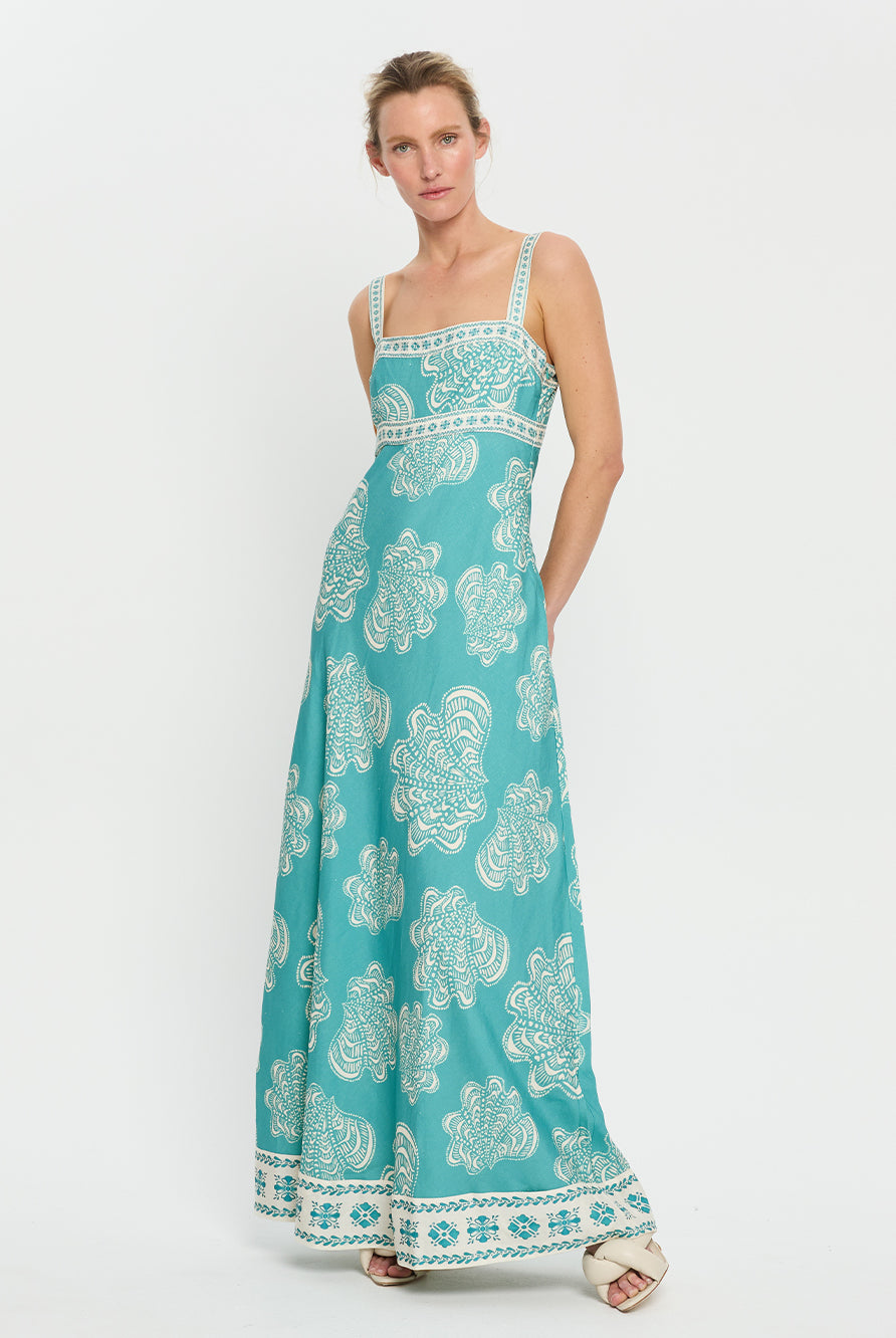 Kivari Skye Maxi Dress Paisley Print