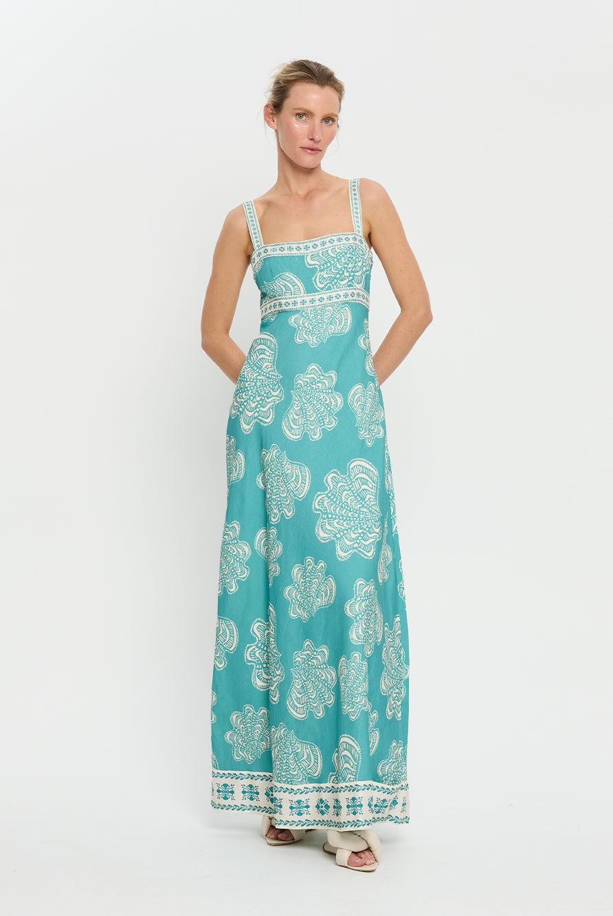 Kivari Skye Maxi Dress Paisley Print