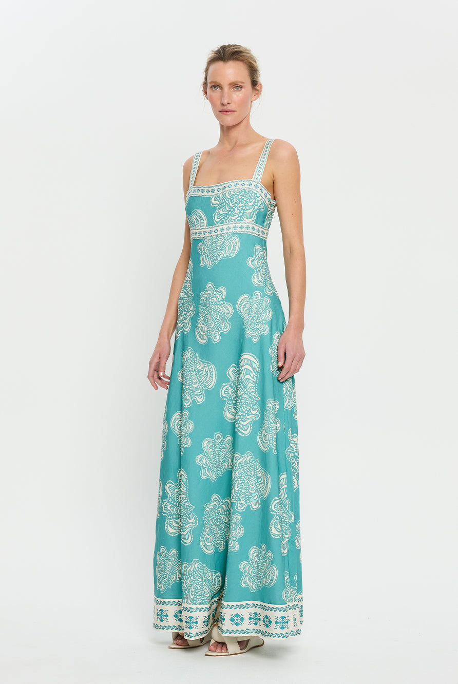 Kivari Skye Maxi Dress Paisley Print
