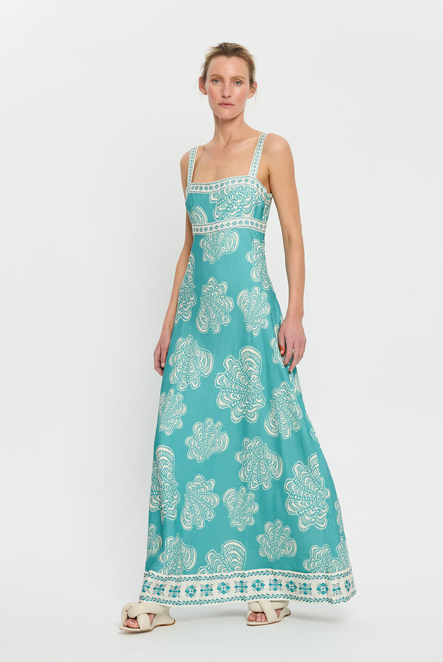 Kivari Skye Maxi Dress Paisley Print