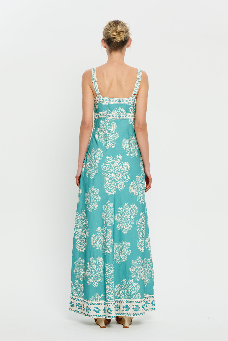 Kivari Skye Maxi Dress Paisley Print
