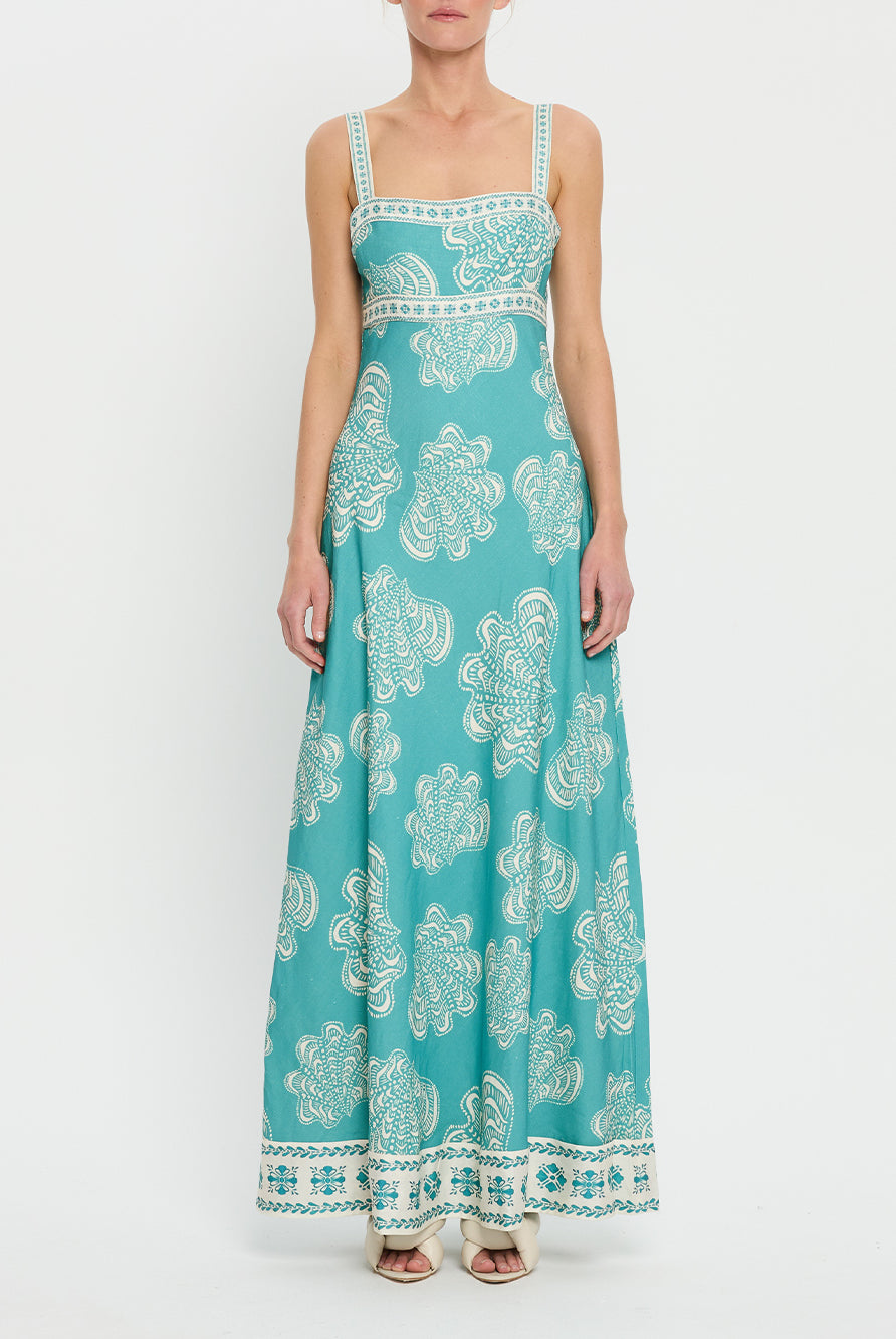 Kivari Skye Maxi Dress Paisley Print