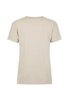 Taupe tee with cantina motif from Australian brand Spell
