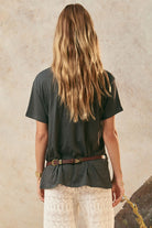 Charcoal Biker Tee from Spell Elysian Collection