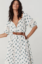 Spell floral print cotton maxi dress