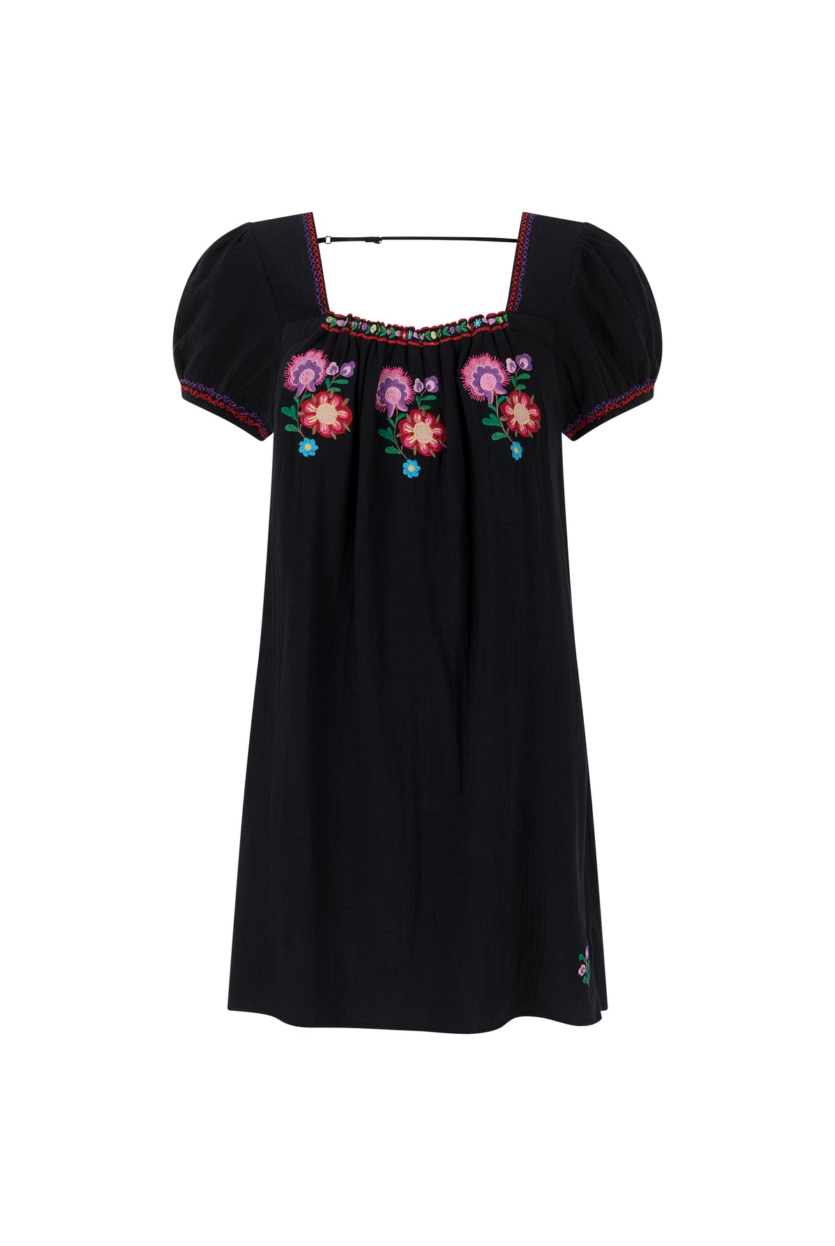 Spell Feliz Mini Dress in Woodland Black
