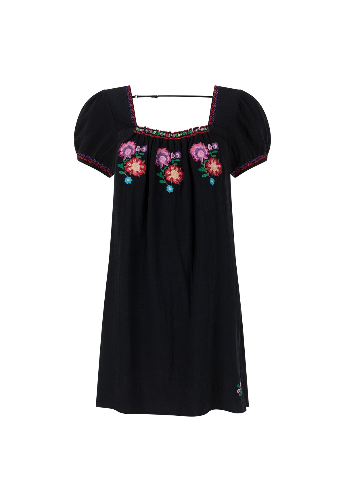 Spell Feliz Mini Dress in Woodland Black
