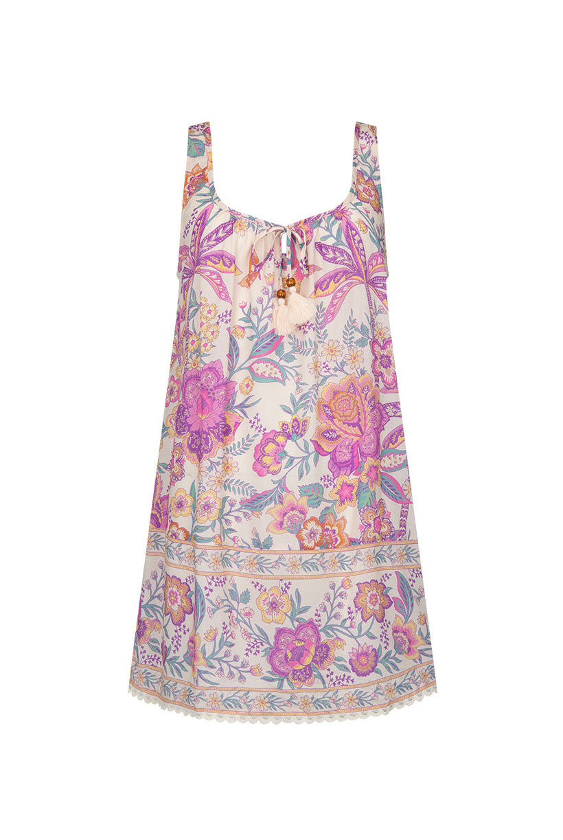 Spell Mojave Lily Mini Dress in Opal