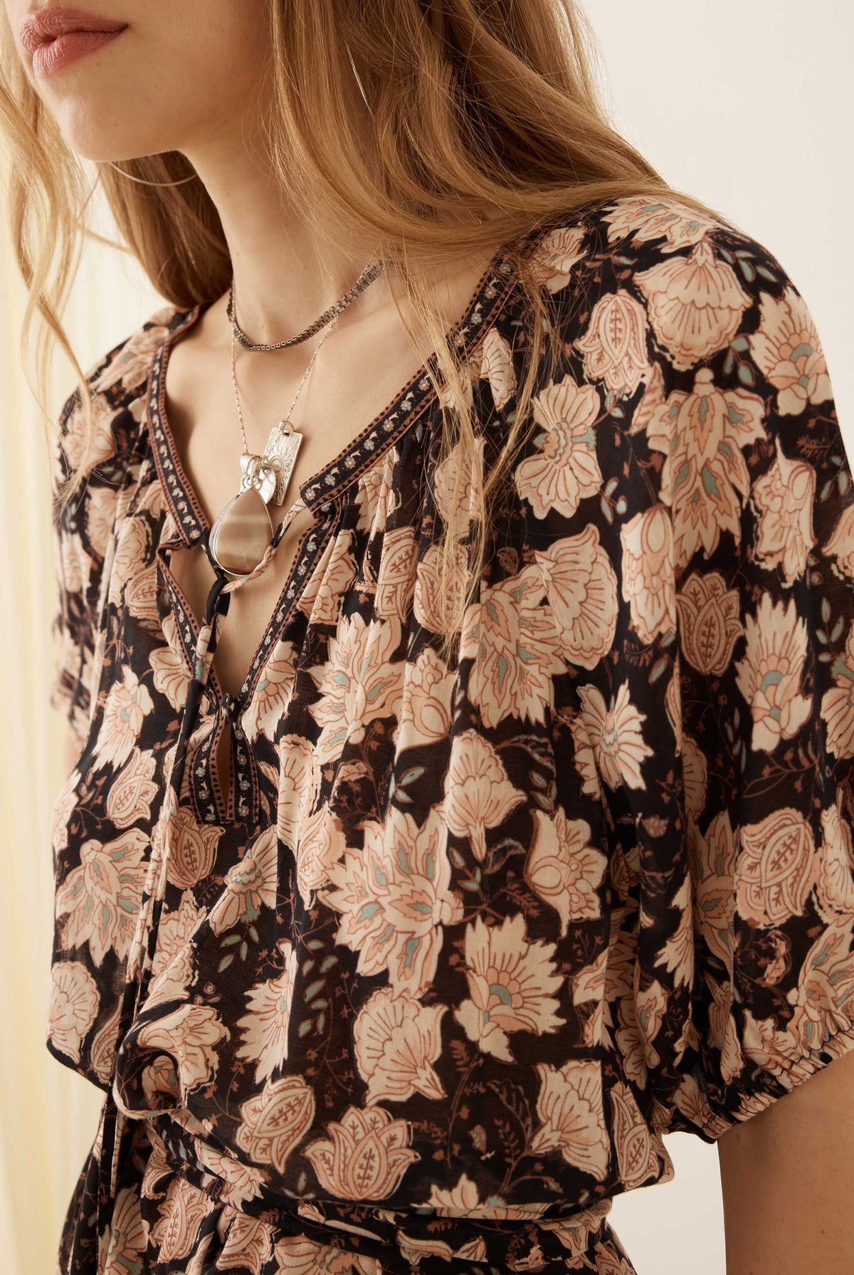 Spell Petalwood Mini Dress in Nightfall