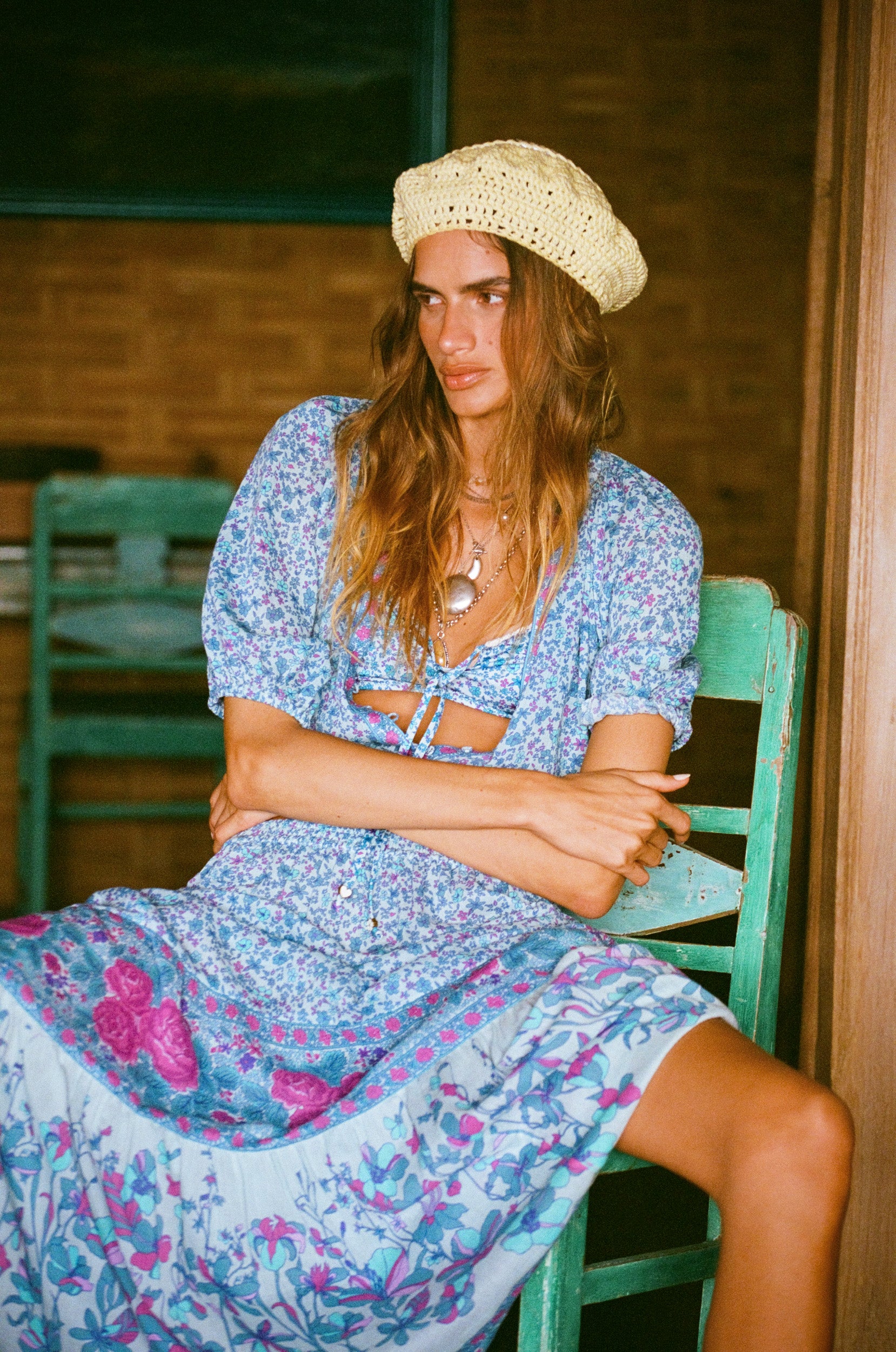 Spell Love Jetty Blouse in Blue Nirvana