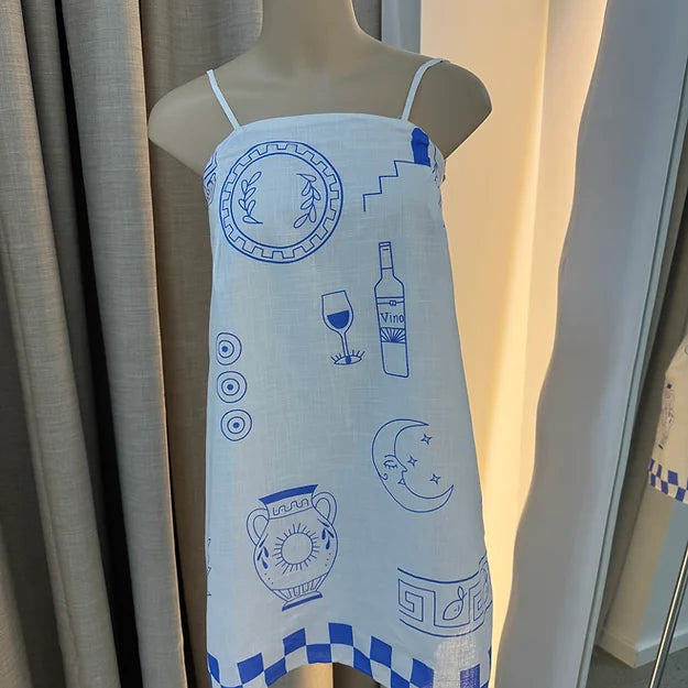 Blue Cotton Sundress