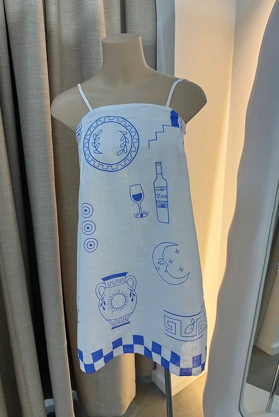 Blue Cotton Sundress