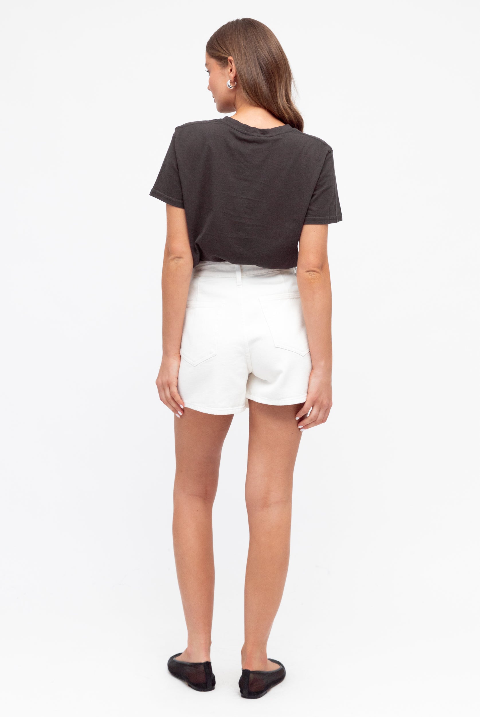 White denim skort from Paper Heart