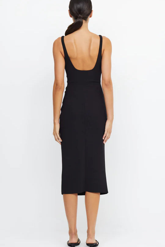Black square neck shift dress from Bec and Bridge