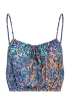 Pretty paisley floral printed cami top