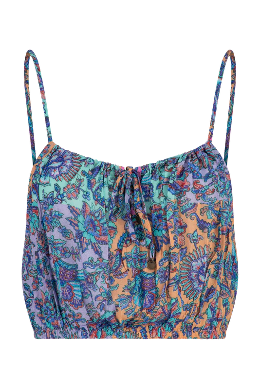 Pretty paisley floral printed cami top