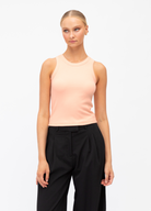 Paper Heart Summer Tank in Peach - bra friendly