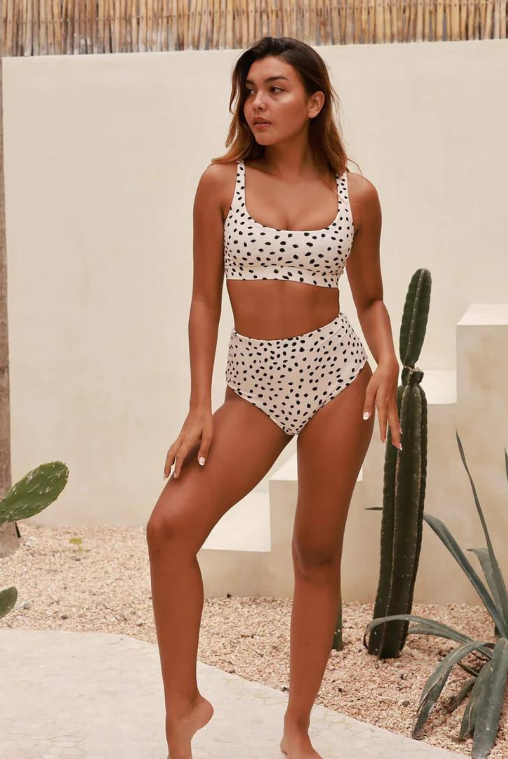 Infamous Swim Gia Bikini in Popcorn Tan