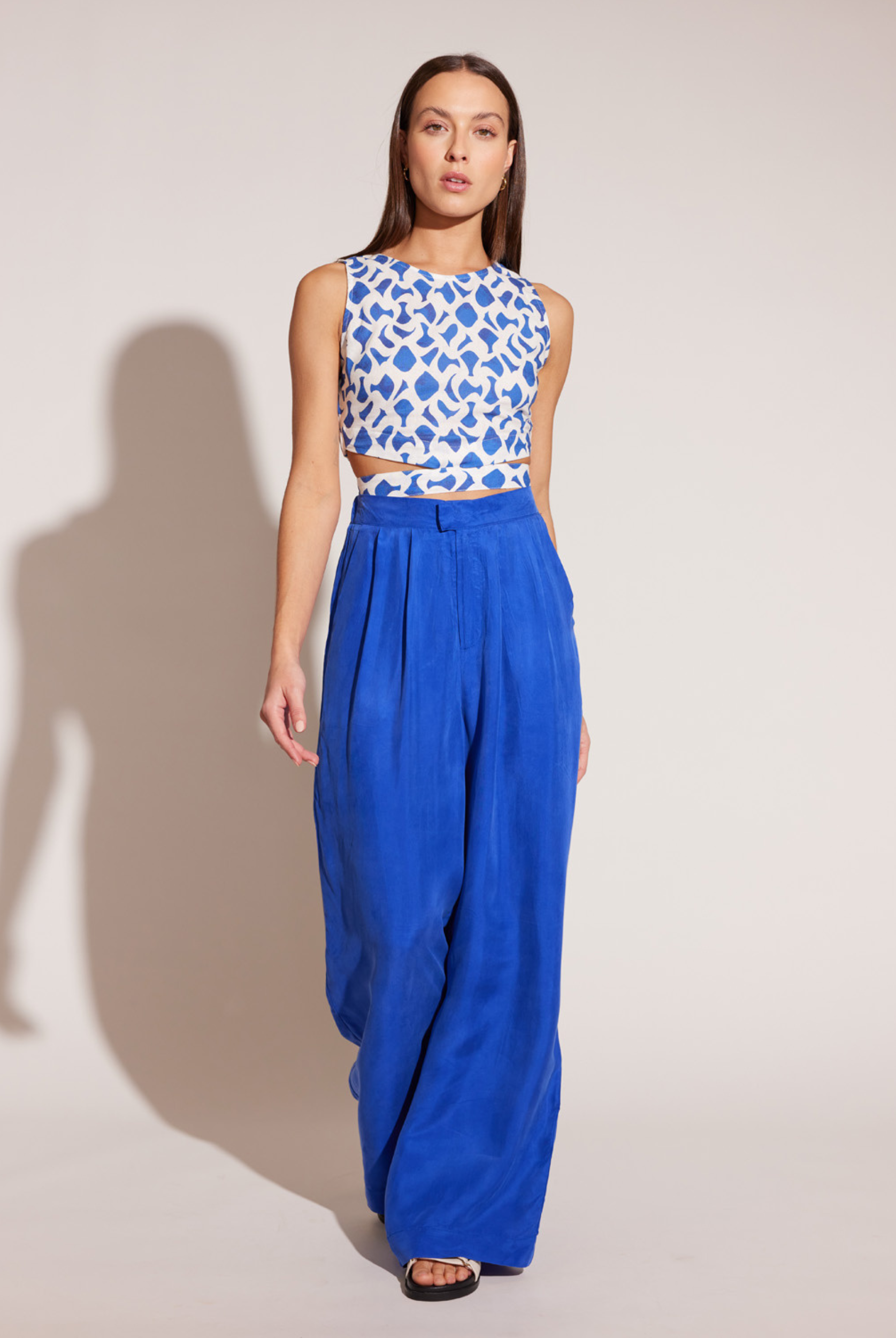 Model wearing the Venezia Crop Top