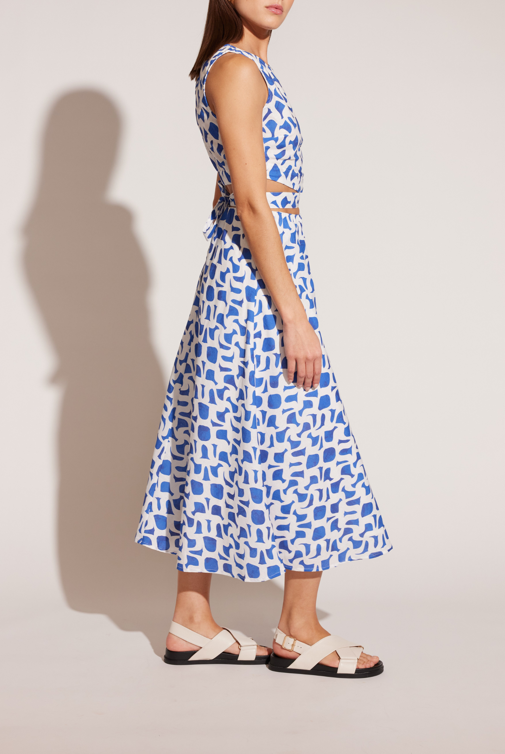 Model wearing the Venezia Crop Top