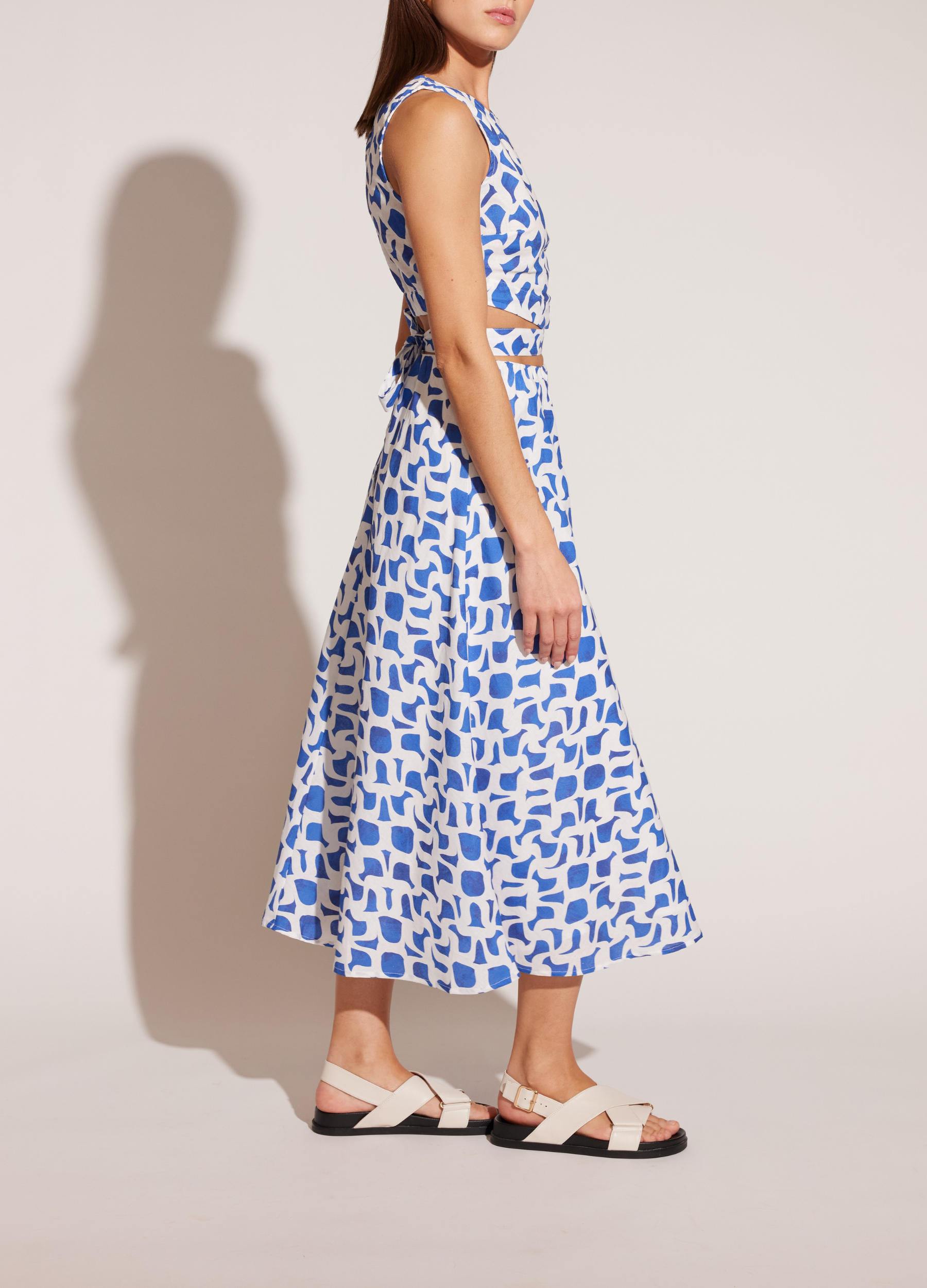 Model wearing the Venezia Crop Top