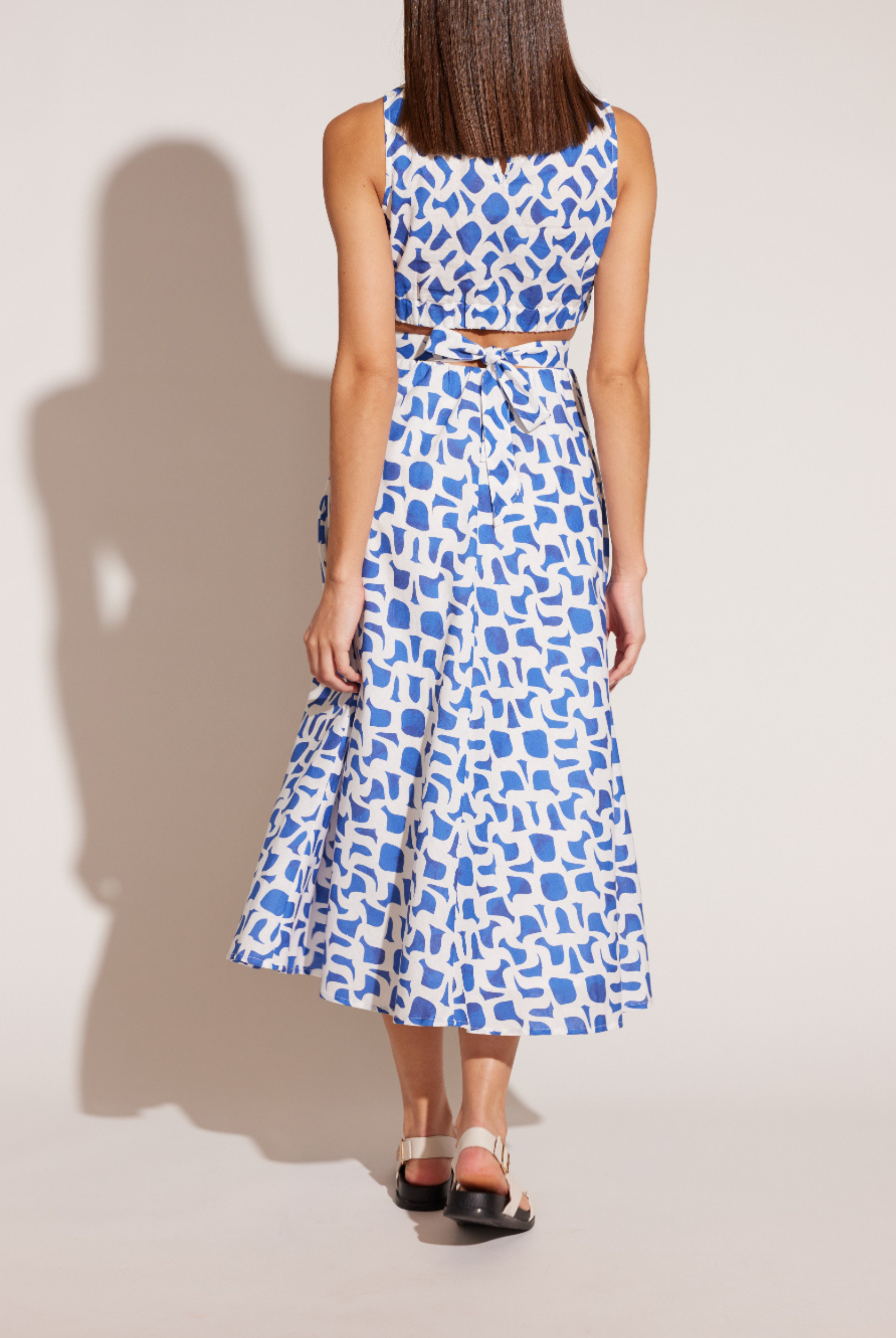 Model wearing the Venezia Crop Top