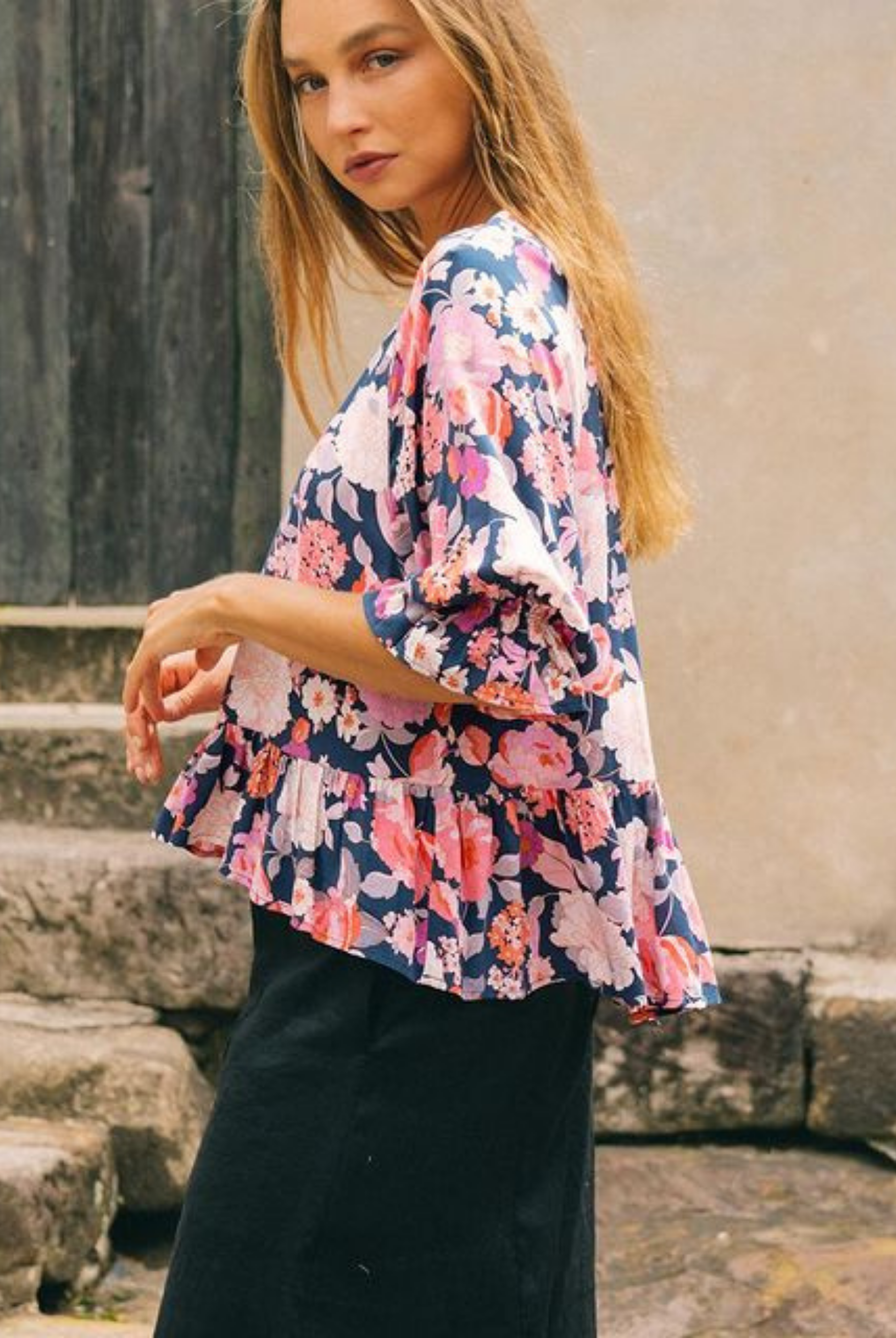 FLORAL PRINT TOP FROM EBBY AND I AUSTRALIA