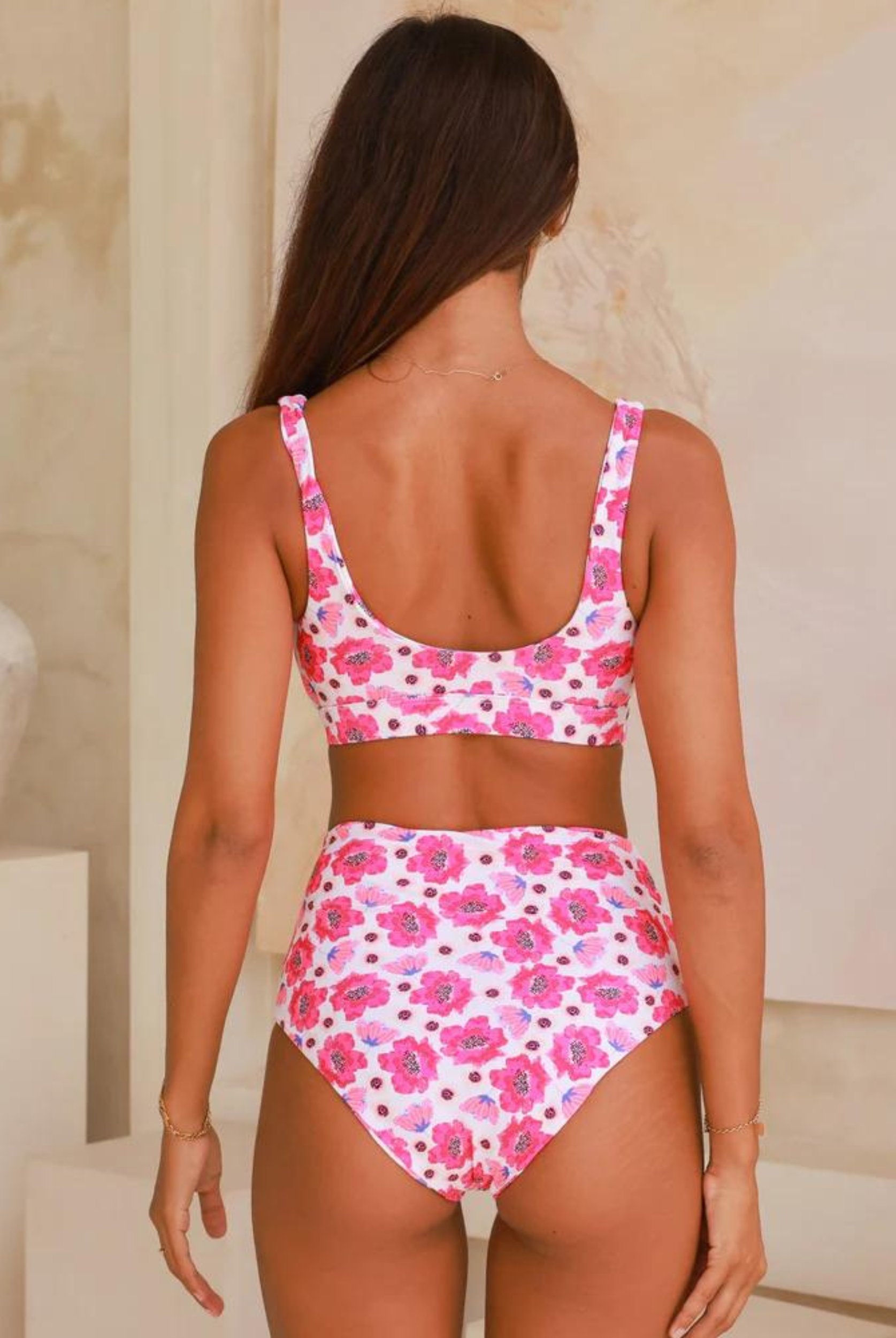 Poppy print gia bikini top from Infamous Swim